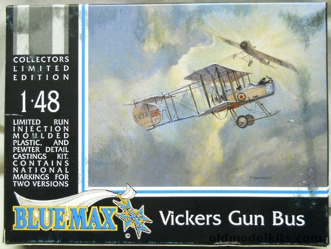 Blue Max 1/48 Vickers Gun Bus, BM207 plastic model kit